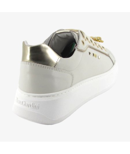 NeroGiardini E409975D - Sneakers da Donna in Pelle con Gioiello