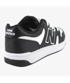 New Balance 480 - Sneaker Casual in Pelle da Bambino con Dettaglio Nero