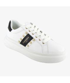 Twinset 242TCP01E Sneakers da donna bianche e nere
