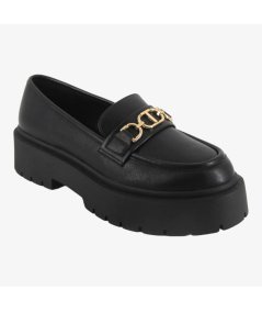 Twinset 242TCP060 Mocassino Donna in Pelle Nera