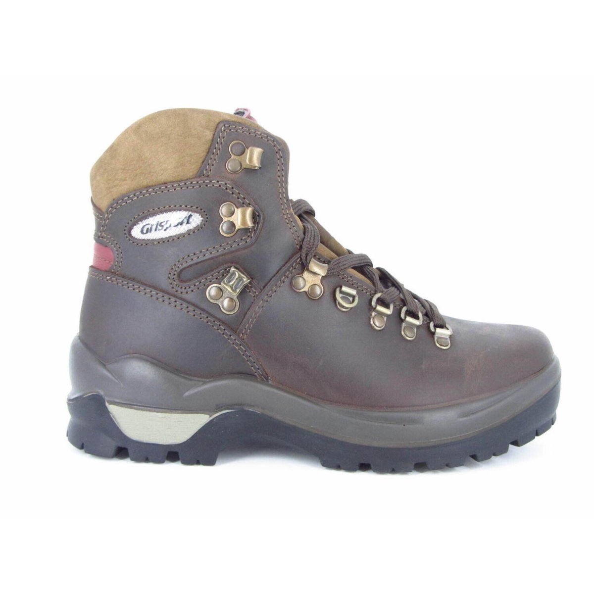 Grisport 871 - Trekking da Uomo in Pelle Marrone Waterproof con Suola Vibram