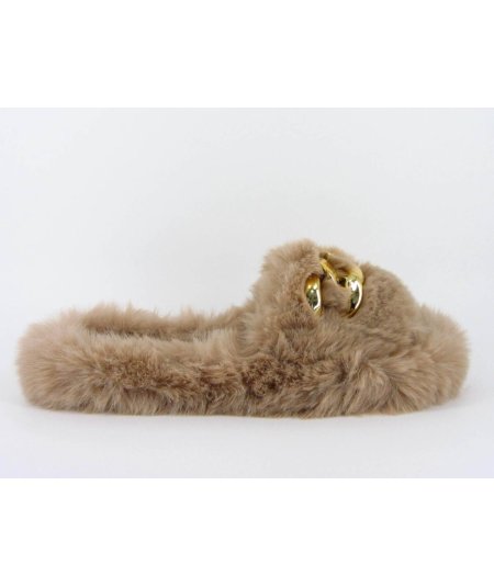 Keys K-7000 - Ciabatta Pelliccia Donna