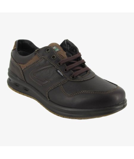 Grisport 43027A28G - Sneakers da Uomo in Pelle Waterproof Marrone