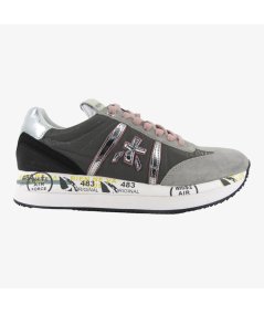 Premiata Conny - Sneakers da Donna in Tessuto Grigie