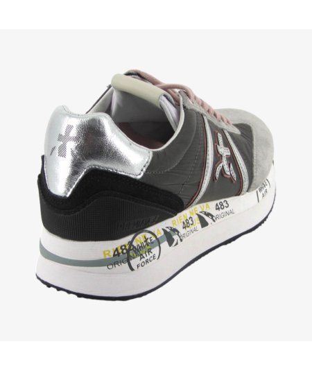 Premiata Conny - Sneakers da Donna in Tessuto Grigie