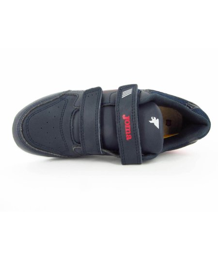 Joma School Marino Rojo - Scarpa Sportiva Velcro