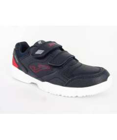 Joma School Marino Rojo - Scarpa Sportiva Velcro