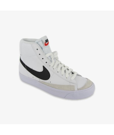 Nike Blazer Mid 77 - Sneakers Sportiva da Ragazzo in Pelle Bianca