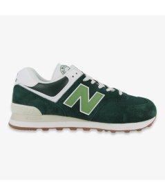 New Balance 574 - Sneakers Casual da Uomo in Camoscio e Tessuto Verde