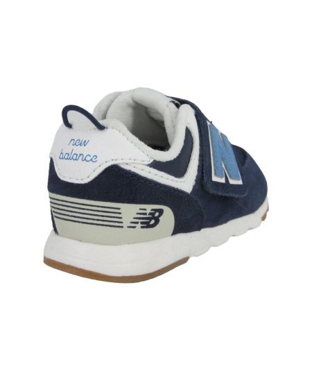 New Balance 574 Hook & Loop - Sneakers Casual da Bambino in Camoscio Blu