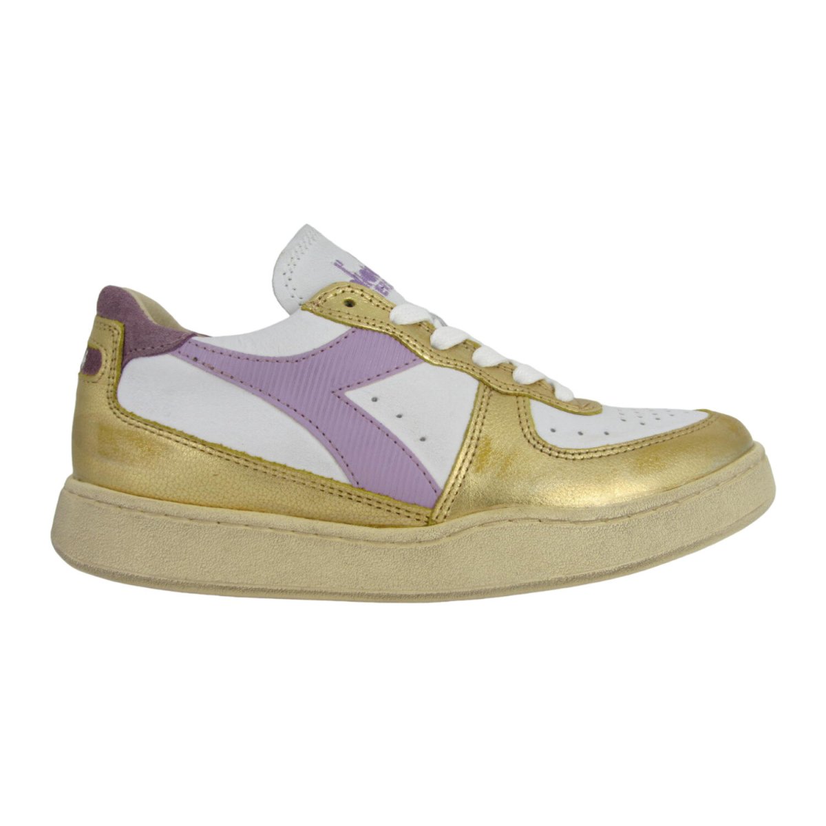 Diadora 179034 MI Basket Low Metallic Dirty