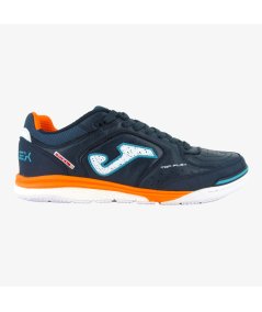 Joma Top Flex Rebound - Scarpino da Calcetto in Pelle Blu Suola Indoor