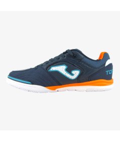 Joma Top Flex Rebound - Scarpino da Calcetto in Pelle Blu Suola Indoor