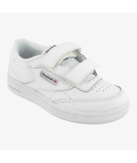 Reebok Club C 2V 2.0 - Sneakers Casual da Bambino con doppio Strap
