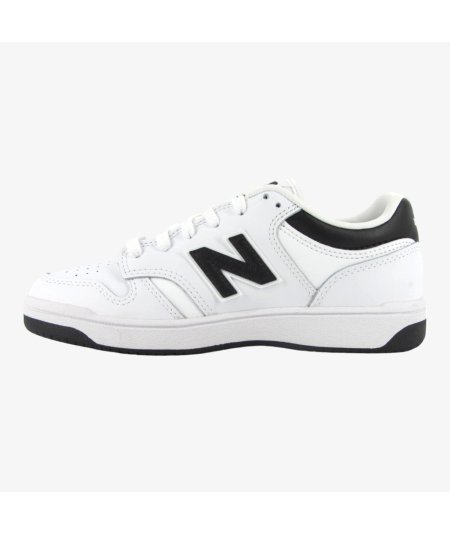 New Balance 480 - Sneaker Casual in Pelle da Bambino con Dettaglio Nero