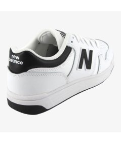 New Balance 480 - Sneaker Casual in Pelle da Bambino con Dettaglio Nero