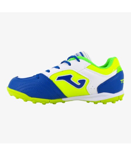 Joma Top Flex Turf scarpe calcetto Bianca Azzurro