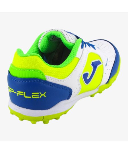 Joma Top Flex Turf scarpe calcetto Bianca Azzurro