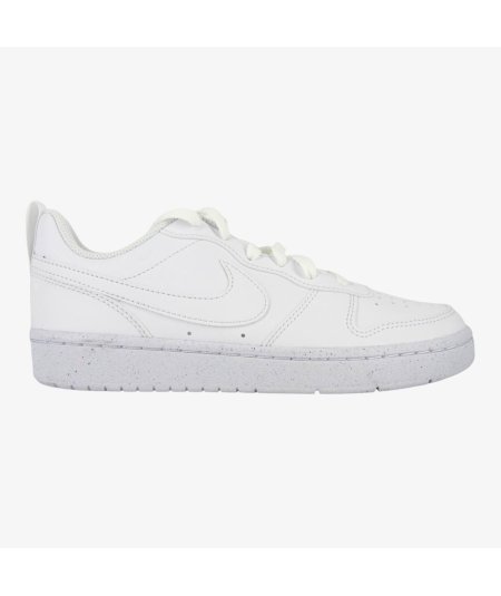 Nike Court Borough Low (GS) - Sneakers Sportiva da Ragazzo in Pelle Bianca