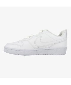 Nike Court Borough Low (GS) - Sneakers Sportiva da Ragazzo in Pelle Bianca