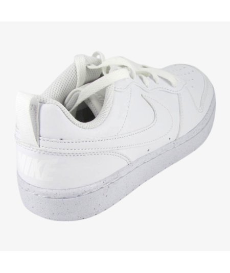 Nike Court Borough Low (GS) - Sneakers Sportiva da Ragazzo in Pelle Bianca