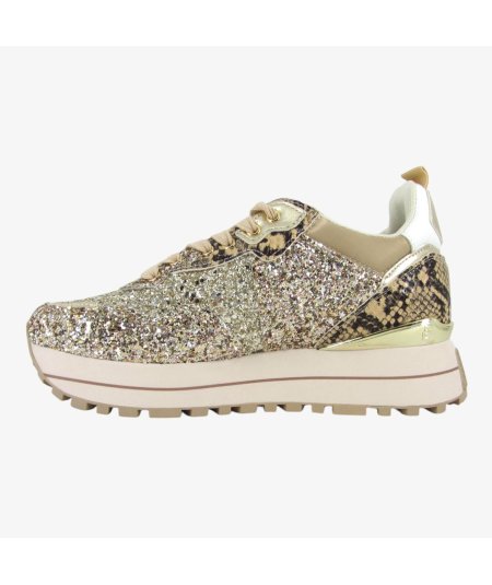 LiuJo Maxi Wonder Glitter - Sneakers da Donna Platform