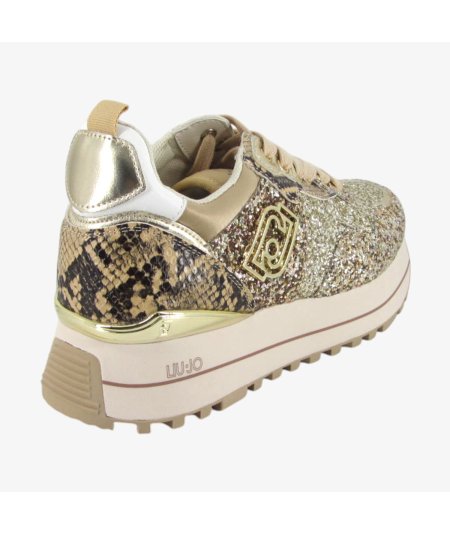 LiuJo Maxi Wonder Glitter - Sneakers da Donna Platform