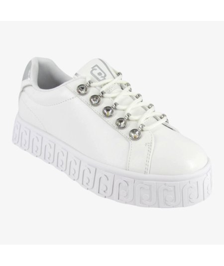 LiuJo Lovely 05 - Sneakers da Donna in Pelle Bianca