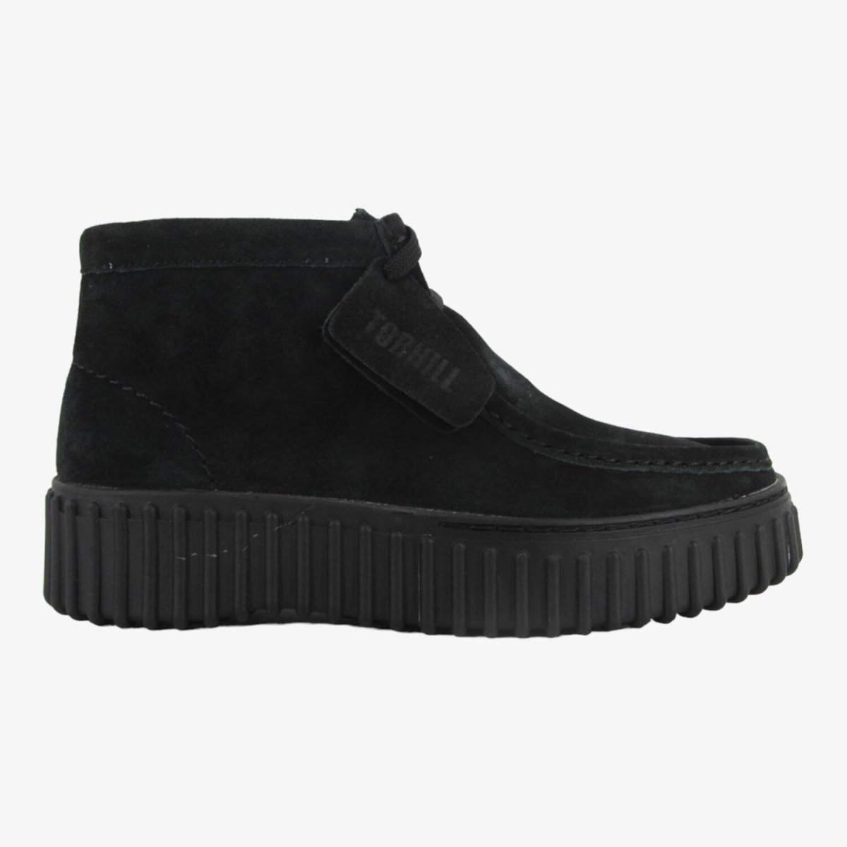 Clarks Torhill Moss - Wallabee Alto da Donna in Camoscio con Memory Foam