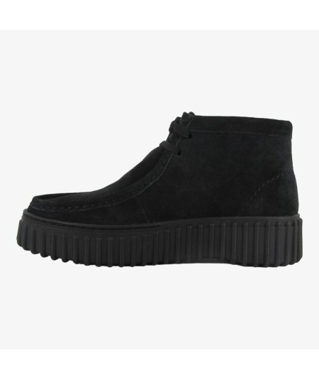 Clarks Torhill Moss - Wallabee Alto da Donna in Camoscio con Memory Foam