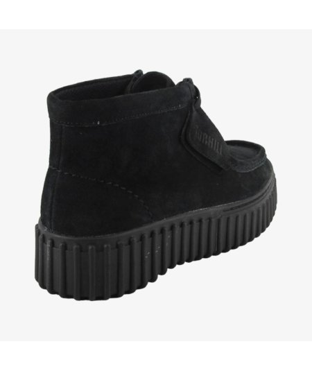 Clarks Torhill Moss - Wallabee Alto da Donna in Camoscio con Memory Foam