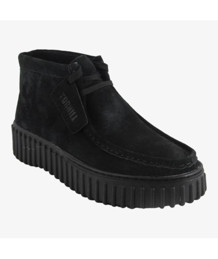 Clarks Torhill Moss - Wallabee Alto da Donna in Camoscio con Memory Foam