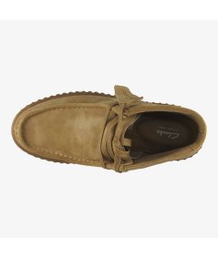Clarks Torhill Hi - Wallabee Alte da Uomo in Camoscio Sabbia con Memory Foam