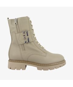 NeroGiardini I411863D - Anfibio da Donna in Pelle con Zip Laterale