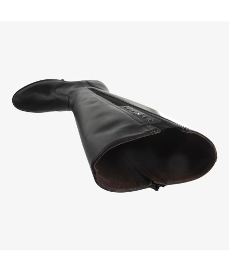 NeroGiardini I411700D - Stivale da Donna in Pelle con Tacco Basso