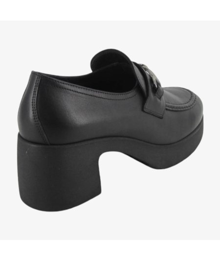 NeroGiardini I411290D - Mocassini da Donna in Pelle con Tacco