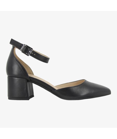 Nero Giardini E409500D - Décolleté da Donna con Tacco a Blocco e Cinturino