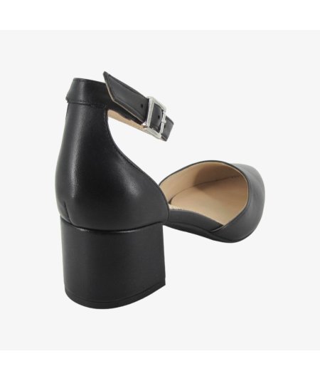 Nero Giardini E409500D - Décolleté da Donna con Tacco a Blocco e Cinturino