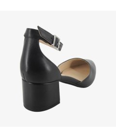 Nero Giardini E409500D - Décolleté da Donna con Tacco a Blocco e Cinturino