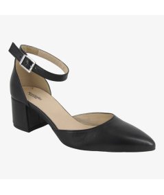 Nero Giardini E409500D - Décolleté da Donna con Tacco a Blocco e Cinturino