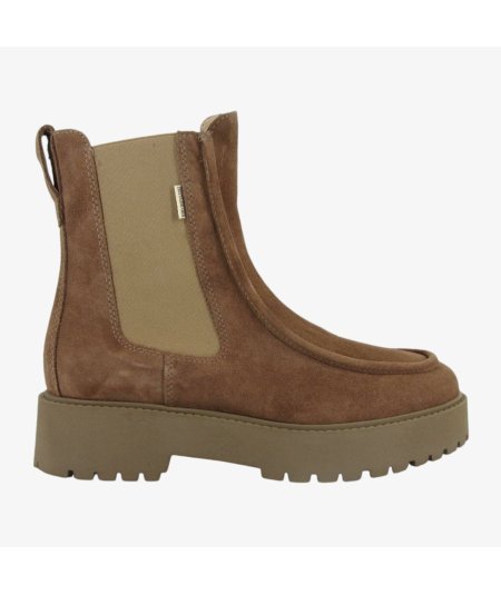 NeroGiardini I411391D - Stivaletto Chelsea da Donna in Camoscio stile Wallabee