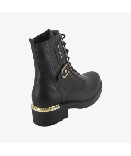 NeroGiardini I411881D - Anfibio da Donna in Pelle con Zip Laterale