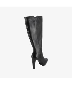 NeroGiardini I410982D - Stivale da Donna in Pelle con Tacco e Platò