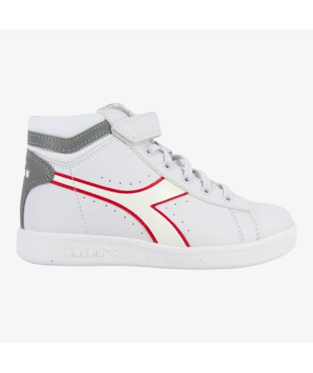 Diadora Game P High PS - Scarpa Sportiva Alta da Bambino con Strap