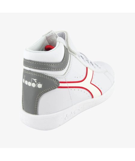 Diadora Game P High PS - Scarpa Sportiva Alta da Bambino con Strap