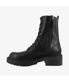 Francesco Milano B19-5AS - Anfibio da Donna Nero con Carrarmato