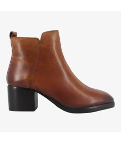 CafèNoir C1GA4332 - Stivaletto Chelsea da Donna in Pelle con Tacco Largo