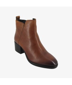 CafèNoir C1GA4332 - Stivaletto Chelsea da Donna in Pelle con Tacco Largo