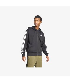 Adidas Felpa con cappuccio in pile Essentials 3-Stripes