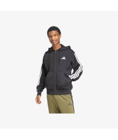 Adidas Felpa con cappuccio in pile Essentials 3-Stripes